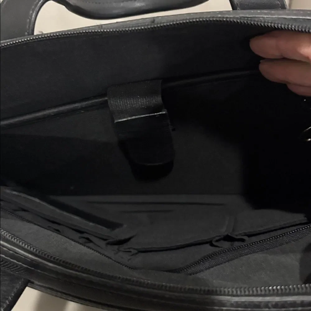 Jack Georges Nylon and Leather trim computer bag